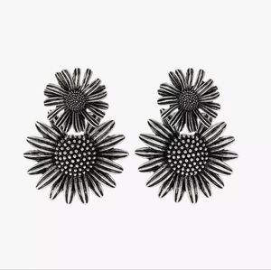 ZARA Double Flower Earrings